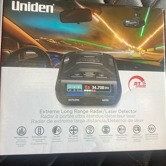 Uniden Other - COPY - Uniden R3 EXTREME LONG RANGE Laser/Radar Detector, Record Shattering